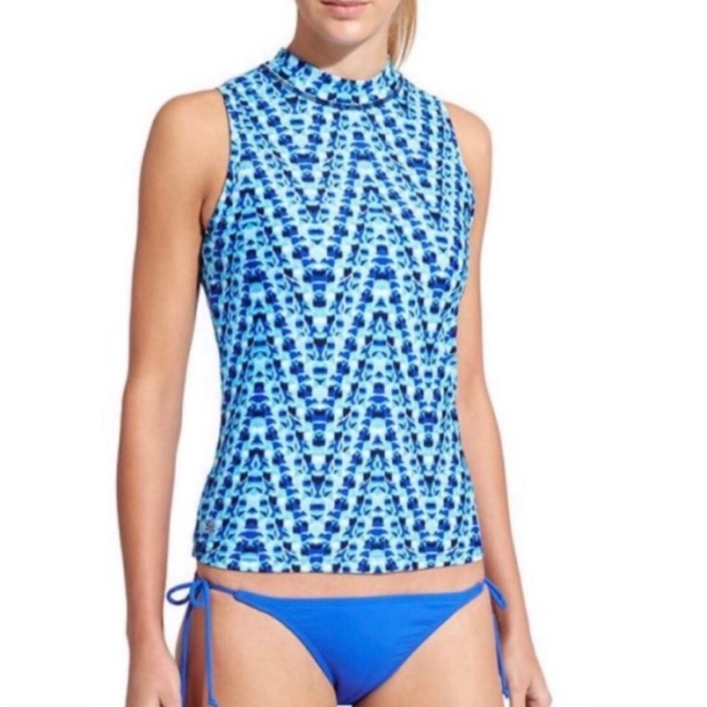 Athleta Tie Dye Sleeveless Rashguard